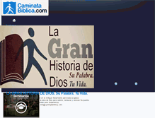 Tablet Screenshot of caminatabiblica.com